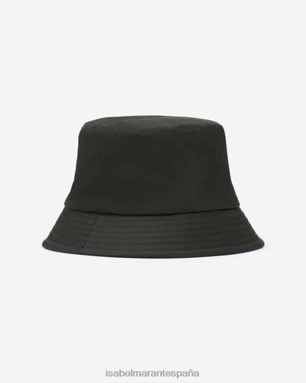 unisexo sombrero con logo haley Isabel Marant negro accesorio 8DHLP1087
