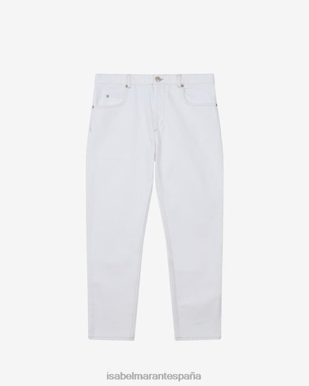 mujer jeans ajustados Isabel Marant blanco ropa 8DHLP3